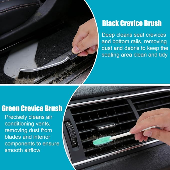XANGNIER Car Detailing Kit Interior, Car Cleaning Interior Cleaner Brush Kit - Image 3