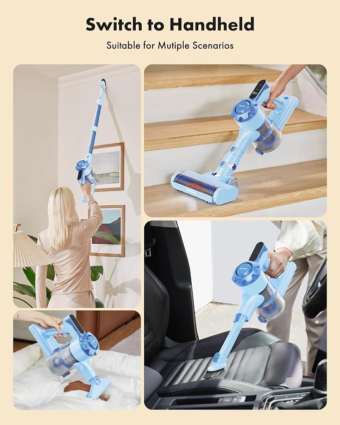 Trucozie Cordless Vacuum Cleaner, 8-in-1 Lightweight Stick Vacuum - Image 6