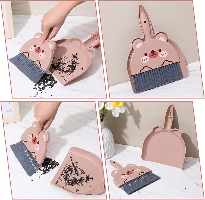 Portable Hand Broom and Dustpan Set, Cute Mini Dustpan and Brush - Image 7