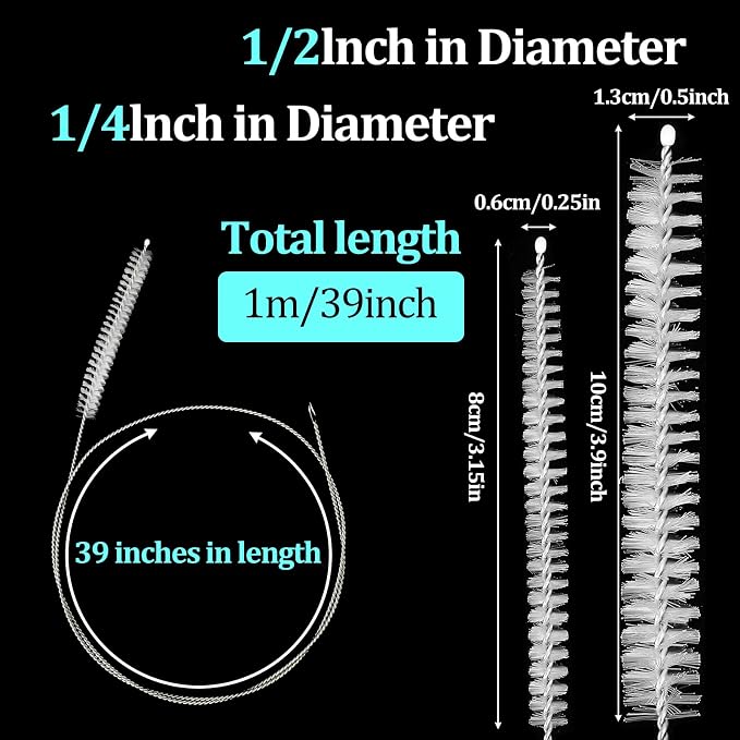 4pcs 39.4 Inches Straw Cleaner Brush Extra Long, Extra Long Pipe Cleaners - Image 2