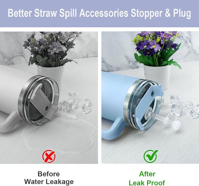 Straw Spill Stopper Cover Accessories - Image 3