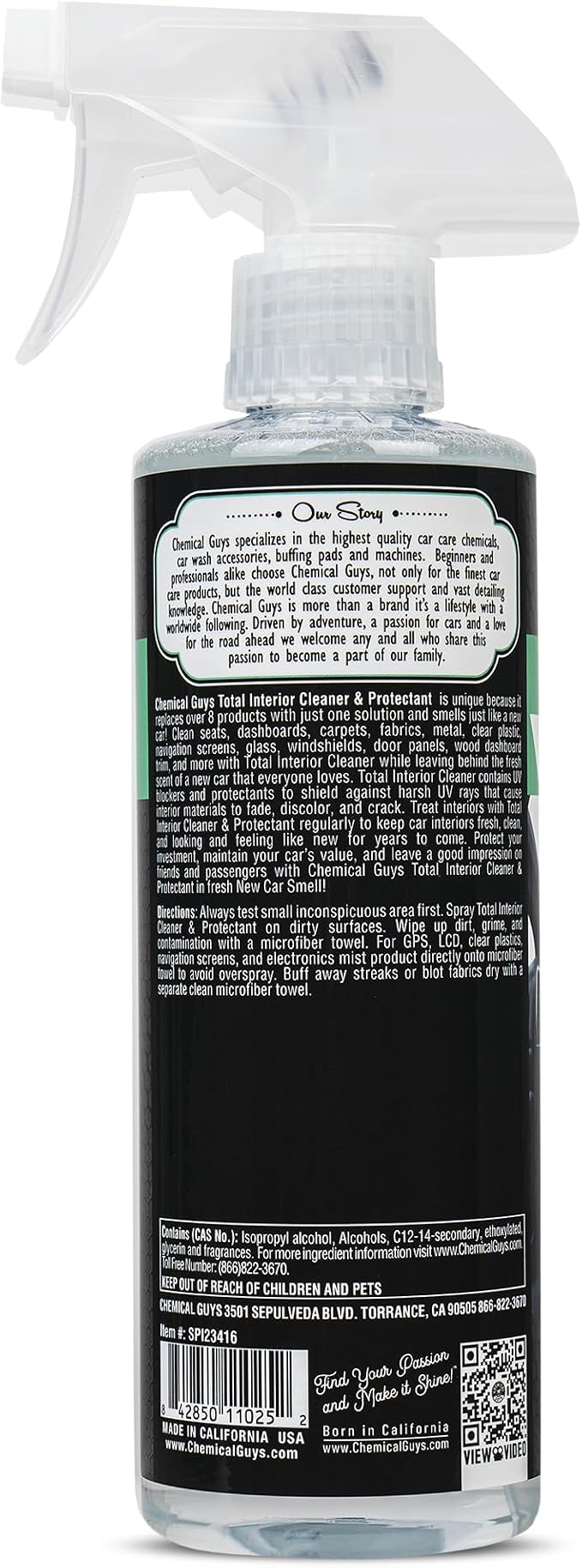 Chemical Guys Total Interior Cleaner & Protectant - Image 8