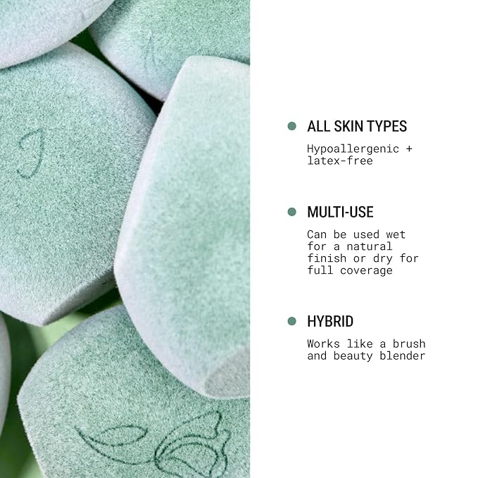 JUNO & Co. Microfiber Makeup Sponge, Dual Layer Technology - Image 5