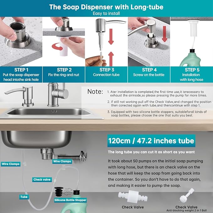 Delle Rosa Soap Dispenser, Liquid Soap Dispensers - Image 7