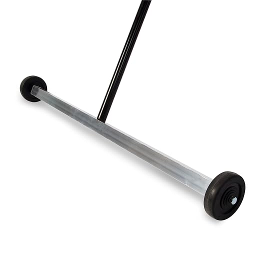 Master Magnetics Magnet Sweeper, 27” Wide Push-Type Mini Magnetic Broom - Image 2