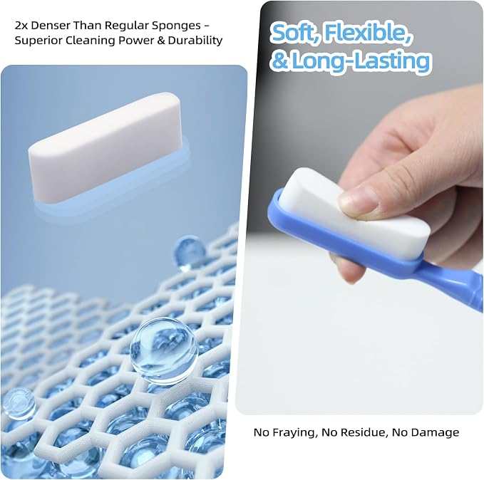 Magic sponges with Long Handle, 39 Melamine Sponge Refills & 2 Magic Sponge - Image 5