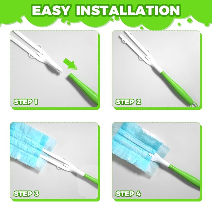 3PCS Duster Refills Folding Handles Set Compatible - Image 3