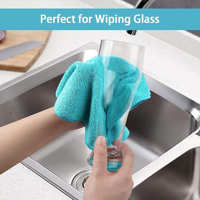HOMEXCEL Microfiber Cleaning Cloth, 150 Pack Cleaning Rags, Cleaning Towels - Image 5