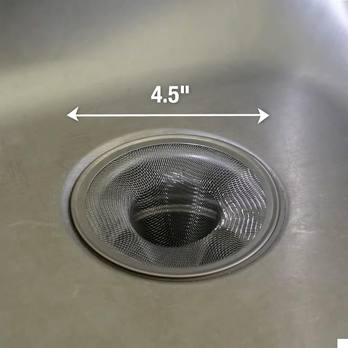 Danco, Stainless Steel 88822 4-1/2-Inch Kitchen Mesh Strainer - Image 3
