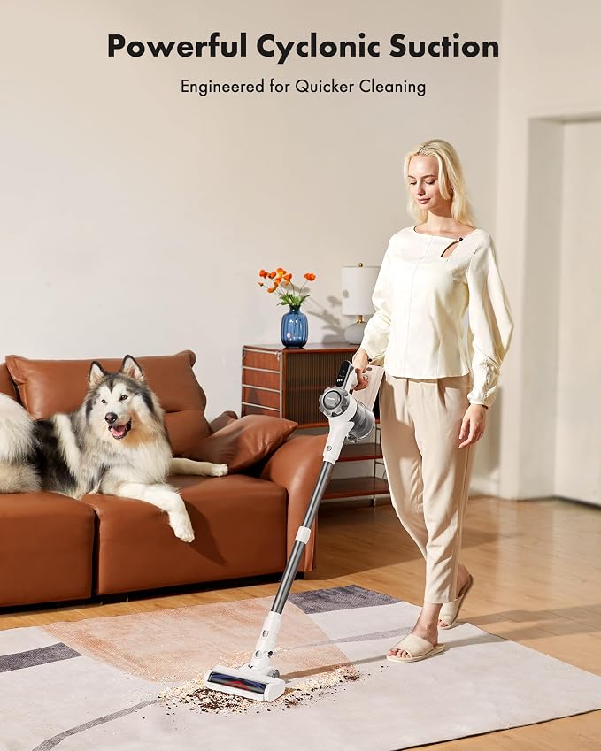 Trucozie Cordless Vacuum Cleaner, 8-in-1 Lightweight Stick Vacuum - Image 2