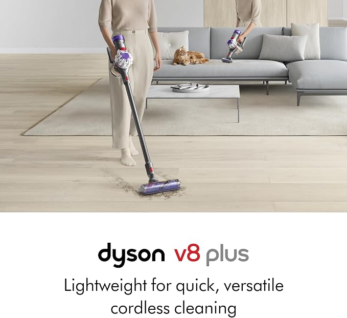 Dyson V8 Plus Cordless Vacuum, Cleans Hard Floors and Carpets, Converts to - Image 2