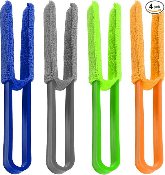 4 PCS Car Blinds Duster, Window Blind Cleaner Duster Brush by Unknown