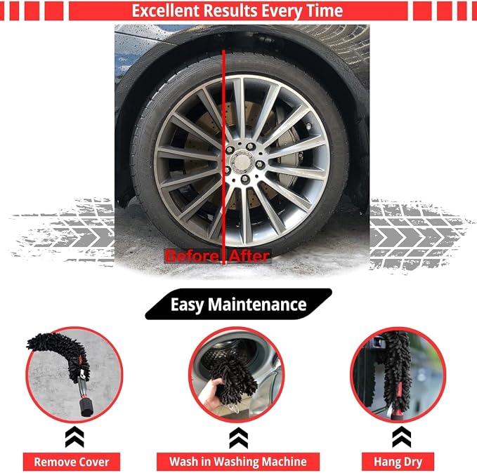 Wheel Cleaning Brush Car Detailing Kit - Image 5