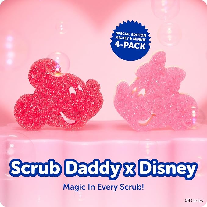 Scrub Daddy Mickey & Minnie Mouse Dish Sponges - Image 2