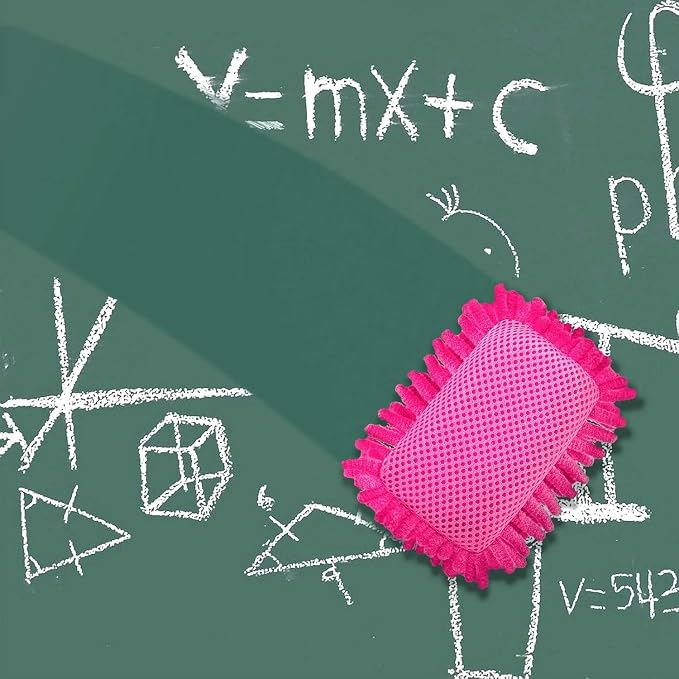 Pink Microfiber Whiteboard Eraser - Image 7