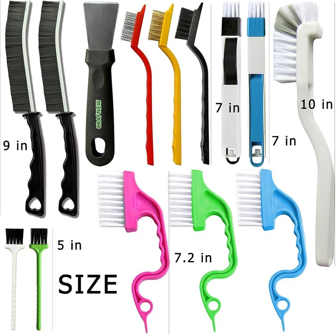 14Pcs Small Crevice Cleaning Brush Set, Groove Gap Cleaning Tool - Image 6