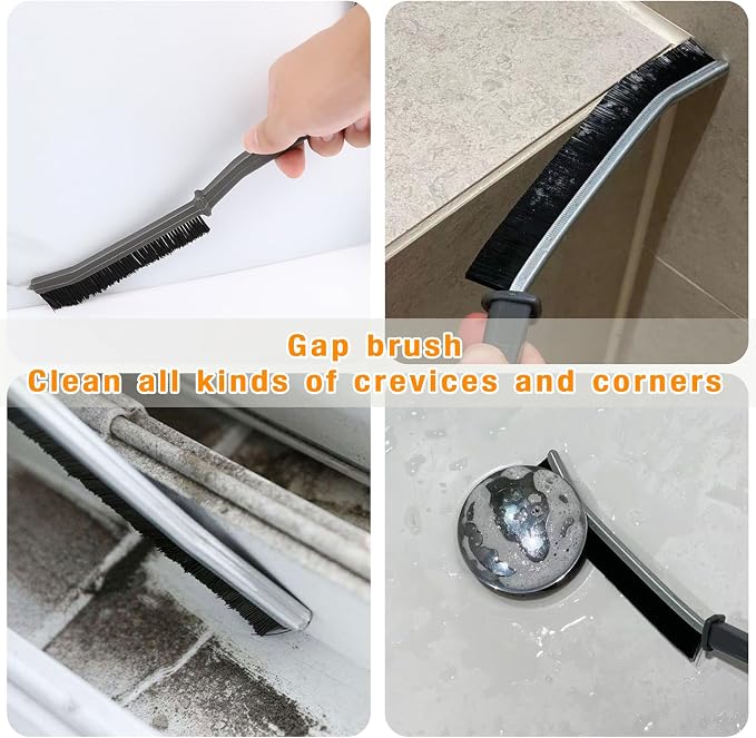 Kitchen Stove Gap Cleaning Nylon Scrub Brush, Hard-Bristled Crevice Cleaning - Image 6