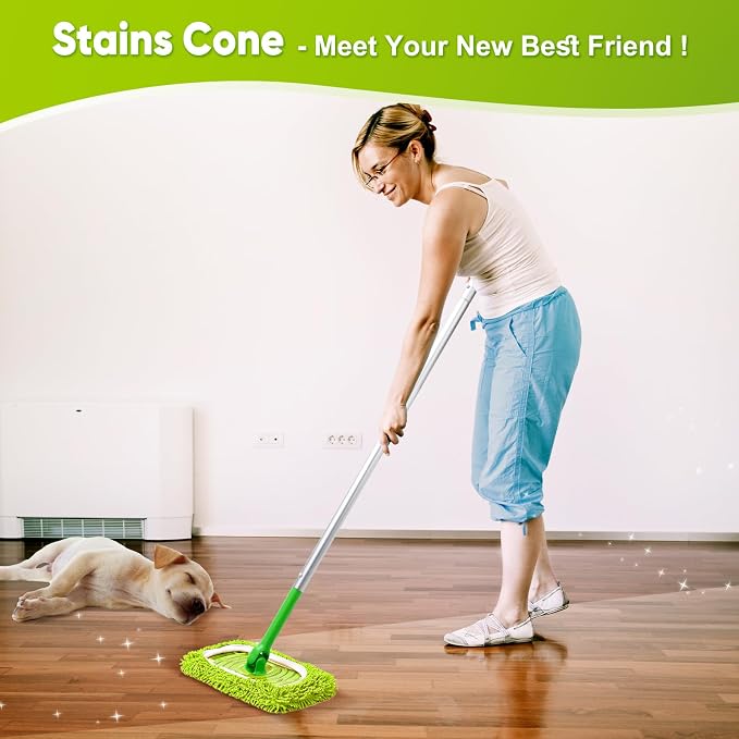 6-Pack Reusable Mop Pads Fit Swiffer Sweeper, Microfiber Cleaning Mop Pads - Image 5