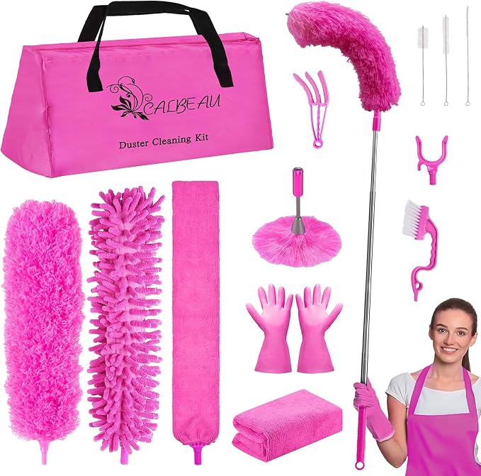 Microfiber Dusters for Cleaning, Feather Dusters by CALBEAU