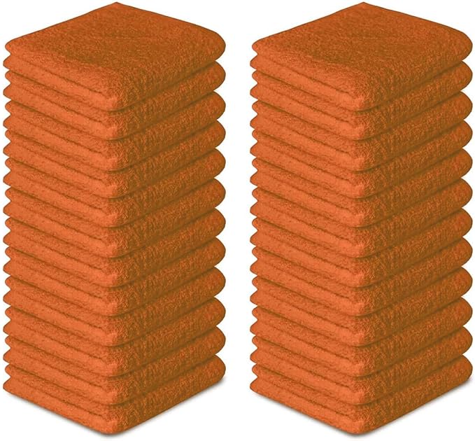 Softolle 100% Cotton Washcloths 24 Pack Soft, Highly Absorbent Washcloth - Image 6