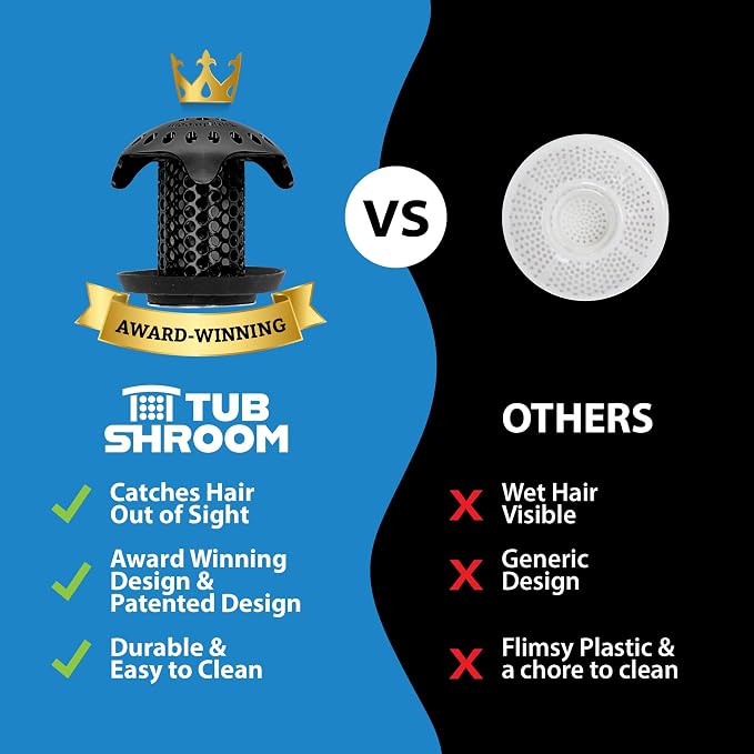TubShroom Ultra Stainless Steel Drain Protector, Hair Catcher Strainer - Image 5