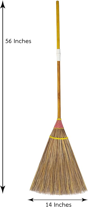 Natural Coconut Leaf Broom - Image 2