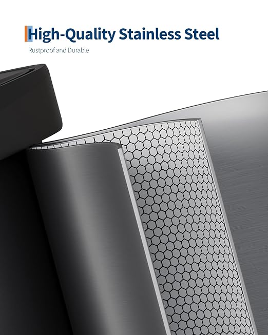 Garvee 13 Gallon / 50 L Stainless Steel Trash Can - Image 3