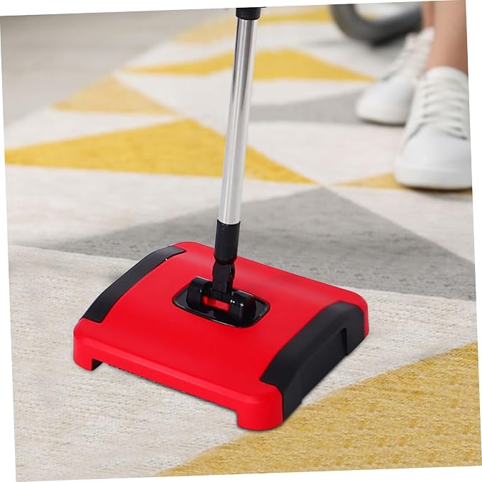 Zerodeko Hand Push Carpet Sweeper Rug Broom Carpet Cleaning Brushes Portable - Image 5