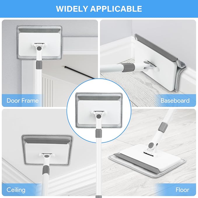 Baseboard Cleaner Tool with Handle, DELUX Baseboard Cleaner with Extendable - Image 8