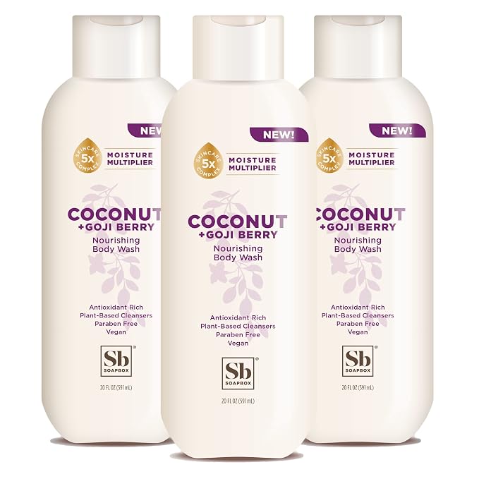 Soapbox Body Wash, Coconut + Goji Berry Body Wash by Soapbox