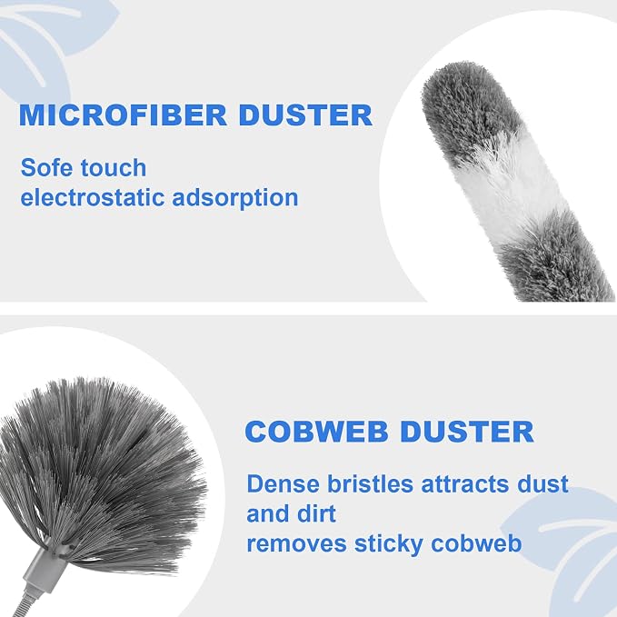 Dusters for Cleaning, Cobweb Duster Feather Duster - Image 5