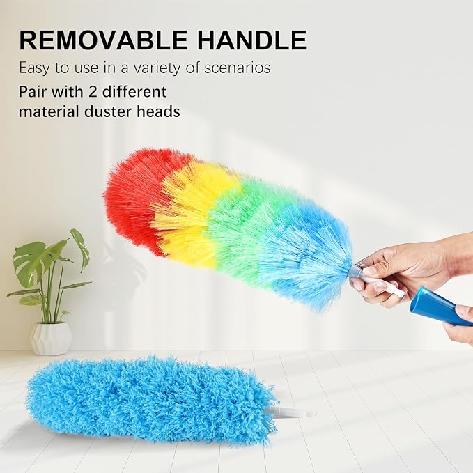 Rainbow Static Duster 24inch Reusable Microfiber Electrostatic Dusters - Image 4