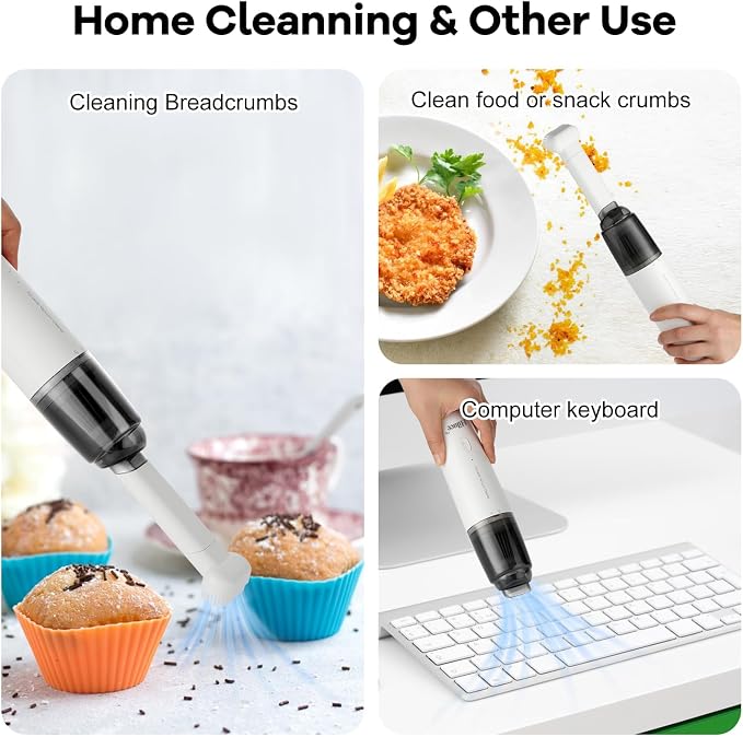 Mini Vacuum Cleaner Cordless, Car Vacuum Cleaner Portable - Image 5