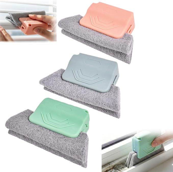 Magic Window Track Cleaner, 2026 New Window Groove Cleaning Brush Tools Set by Unknown