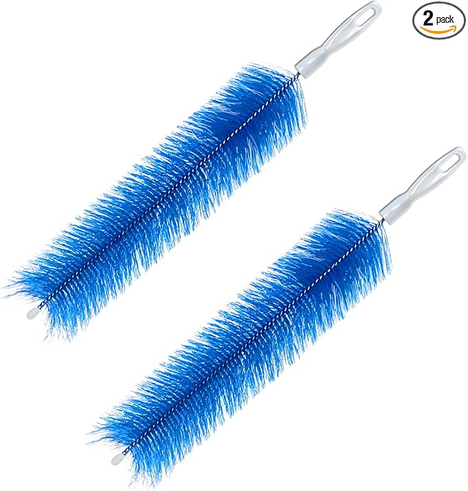2 PCS Fan Cleaner Brush, Cobweb Duster Bendable Fan Duster, Plastic Dust by Unknown
