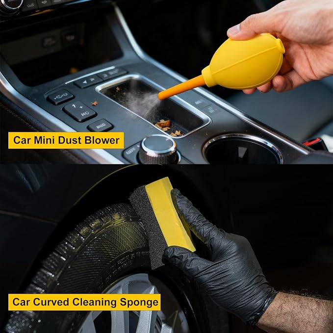 10PCS Car Detailing Brush Kit, All-in-One Interior Exterior Auto Detailing - Image 7