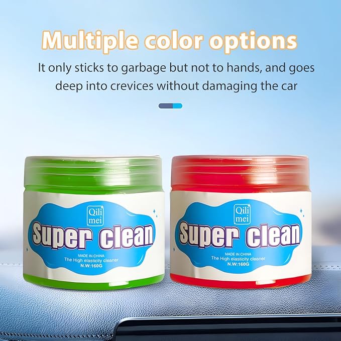 Car Cleaning Gel, Reusable Vehicle Air Vent Crevice Detailing Putty, Automotive - Image 6