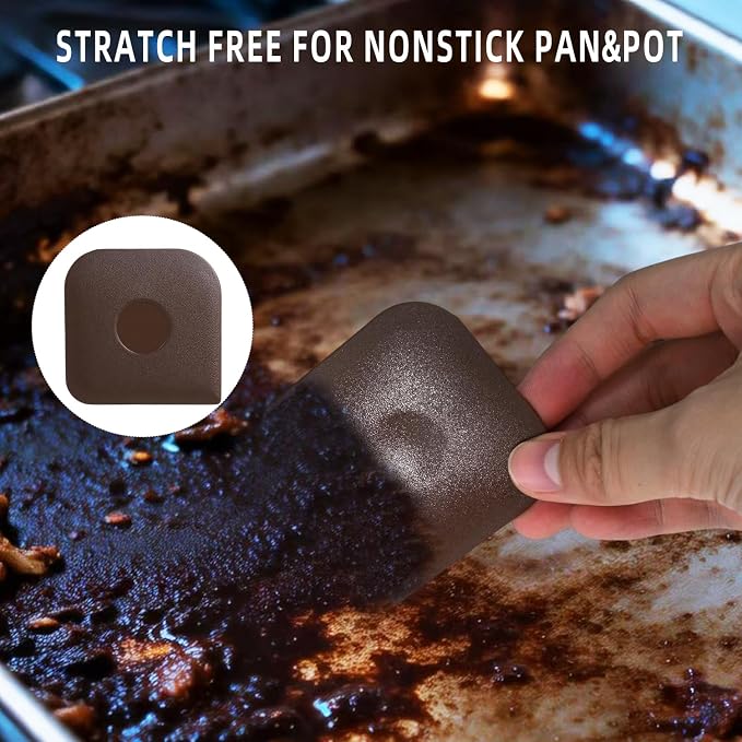 Pan Scraper 6-Pack, Plastic Cleaning Tool - Image 7