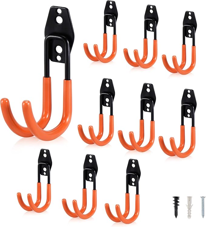AOBEN Garage Hooks Heavy Duty, Steel Garage Storage Hooks, Utility Tool Hangers by AOBEN