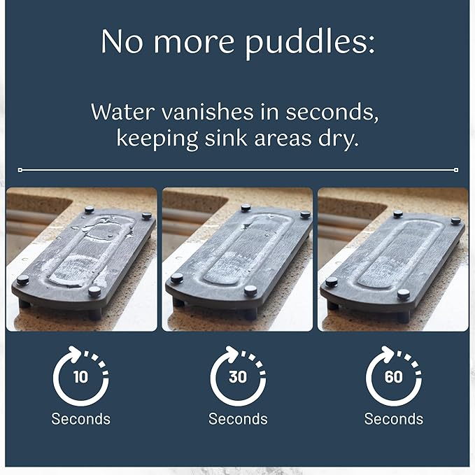 Premium Sink Caddy – Water-Absorbing Diatomaceous Earth Tray - Image 4