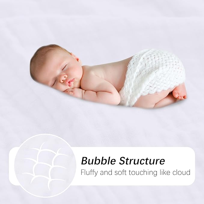SWEET DOLPHIN Muslin Baby Bath Towels Blanket - Image 7