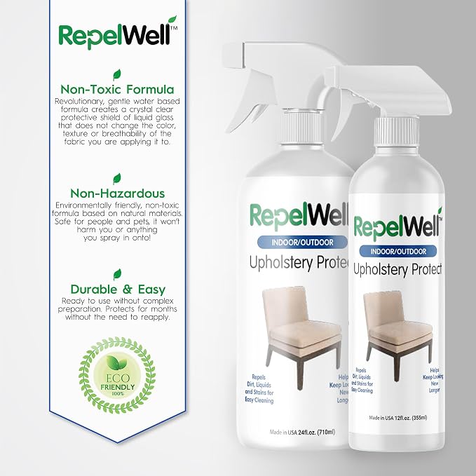 Eco-Friendly Upholstery Protect Stain & Water Repellent Spray 24oz – Non-Toxic - Image 6