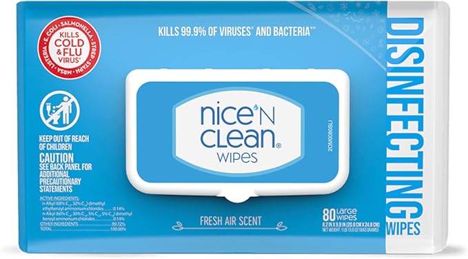 Nice 'N Clean Disinfecting Surface Wipes 80ct | Cleans & Disinfects Home & by nicencleanwipes