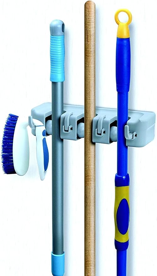 Mop & Broom organizer 3-Slots by Superio