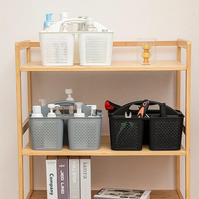 UUJOLY Plastic Portable Shower Caddy Bucket, Cleaning Shower Basket - Image 6