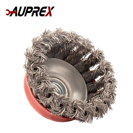 5 Pack Knotted Wire Cup Brush for Angle Grinders - Image 6