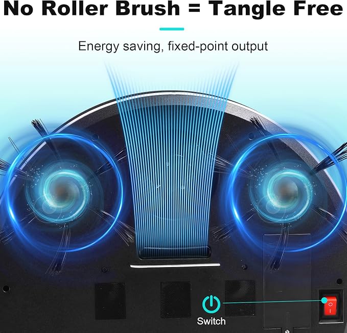 Robot Vacuum with Automatic dust Collection Base, Strong Suction, Robot Vacuum - Image 5