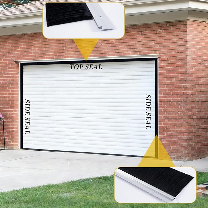 tonchean 3" Garage Brush Seal Kit - Image 4