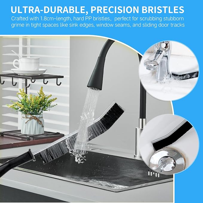 3 Pcs Crevice Cleaning Brush, 23cm Toilet Brush - Image 4