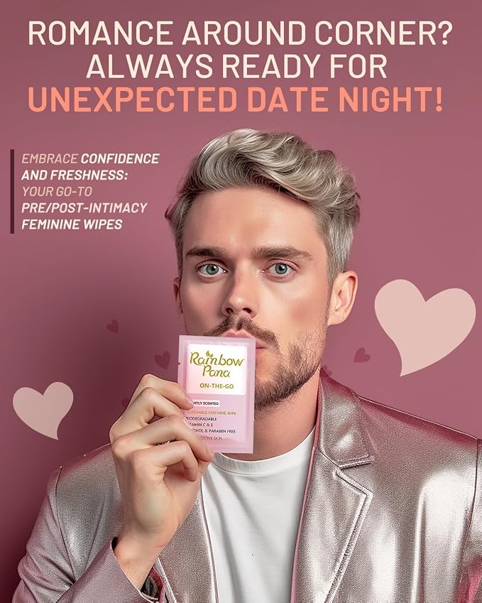 RainbowPana Feminine Wipes, Travel Wipes - Image 4